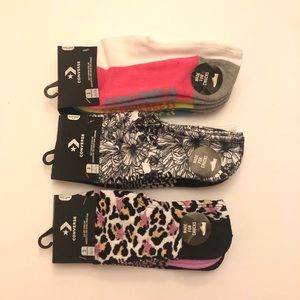 9 Pairs MIXED Converse No Show Liner Socks
